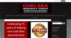 Desktop Screenshot of chelseamenswear.com